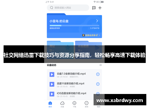 社交网络迅雷下载技巧与资源分享指南，轻松畅享高速下载体验